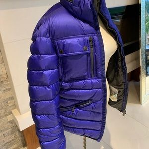 Moncler Blue purple down jacket coat Almost new